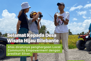 Memenangkan Tourism Entrepreneurial Marketing Awards 2023 kategori Local Community Empowerment dengan predikat Silver.