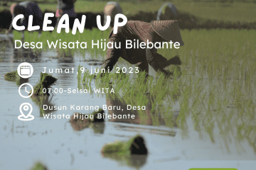 Clean Up Mayarakat Desa Bilebante dilaksanakan setiap jumat