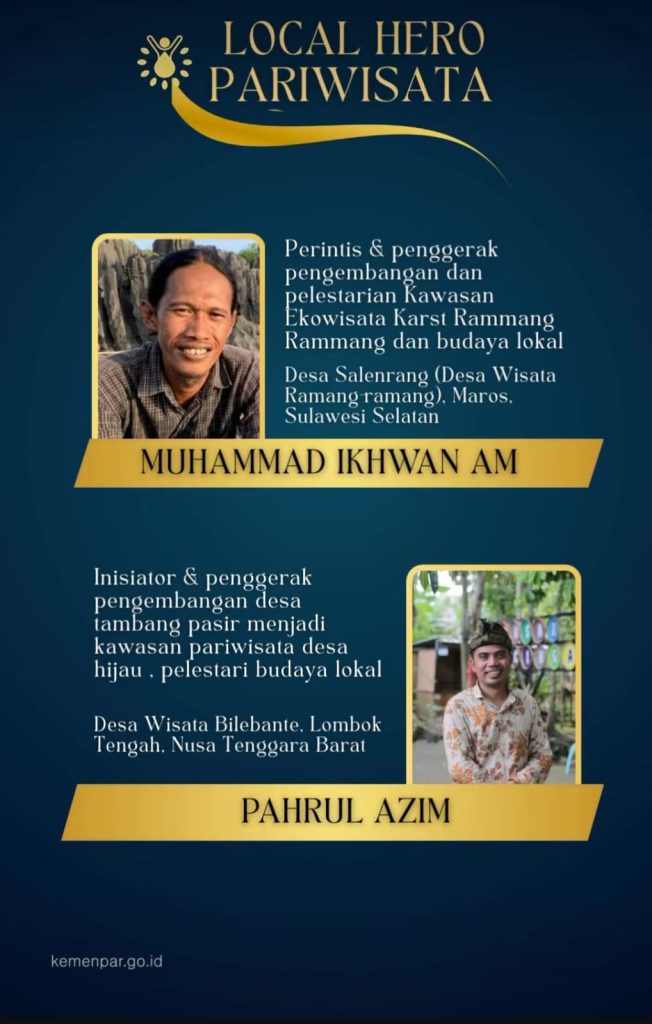 Direktur Desa Wisata Hijau Bilebante, Pahrul Azim M.M, Masuk 10 Besar Local Hero Wonderful Indonesia Award 2025